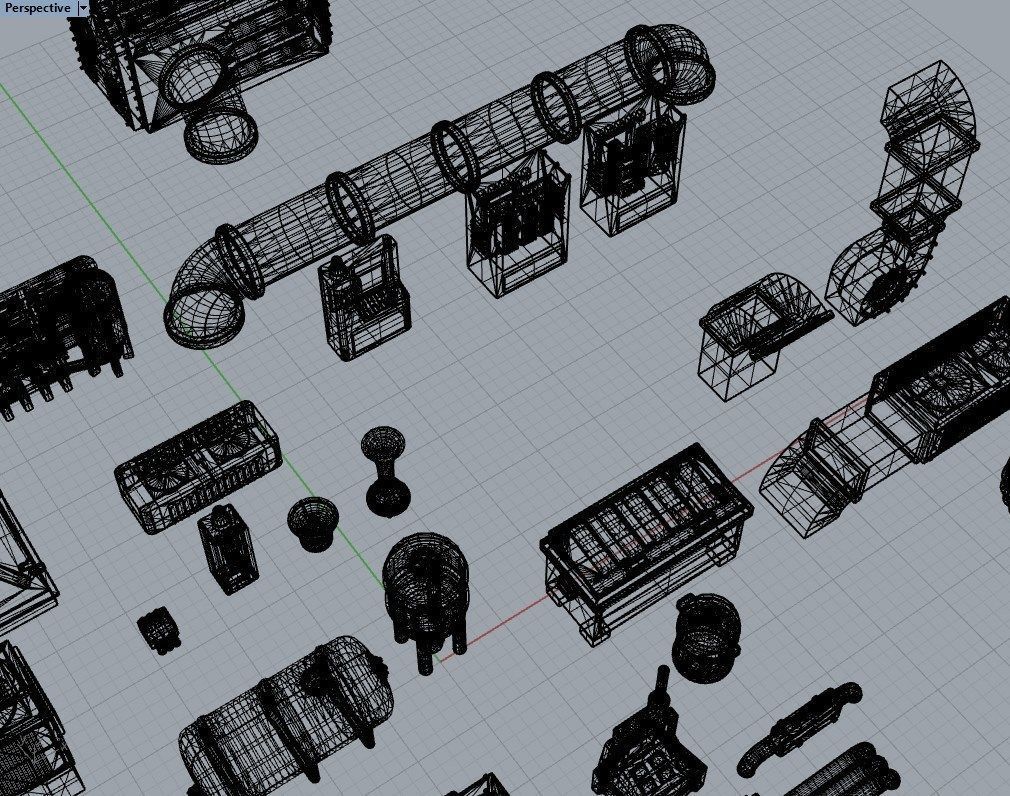 Infrastructure and Objectives Mega Pack 3D print model_34