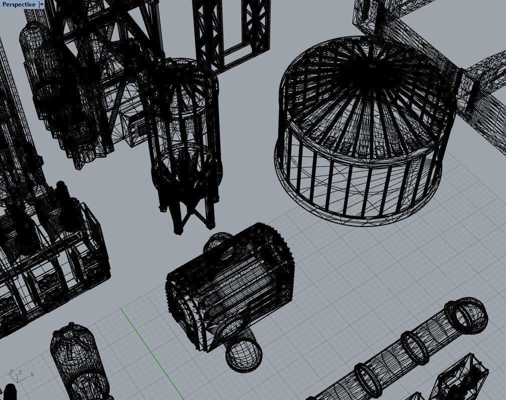 Infrastructure and Objectives Mega Pack 3D print model_35