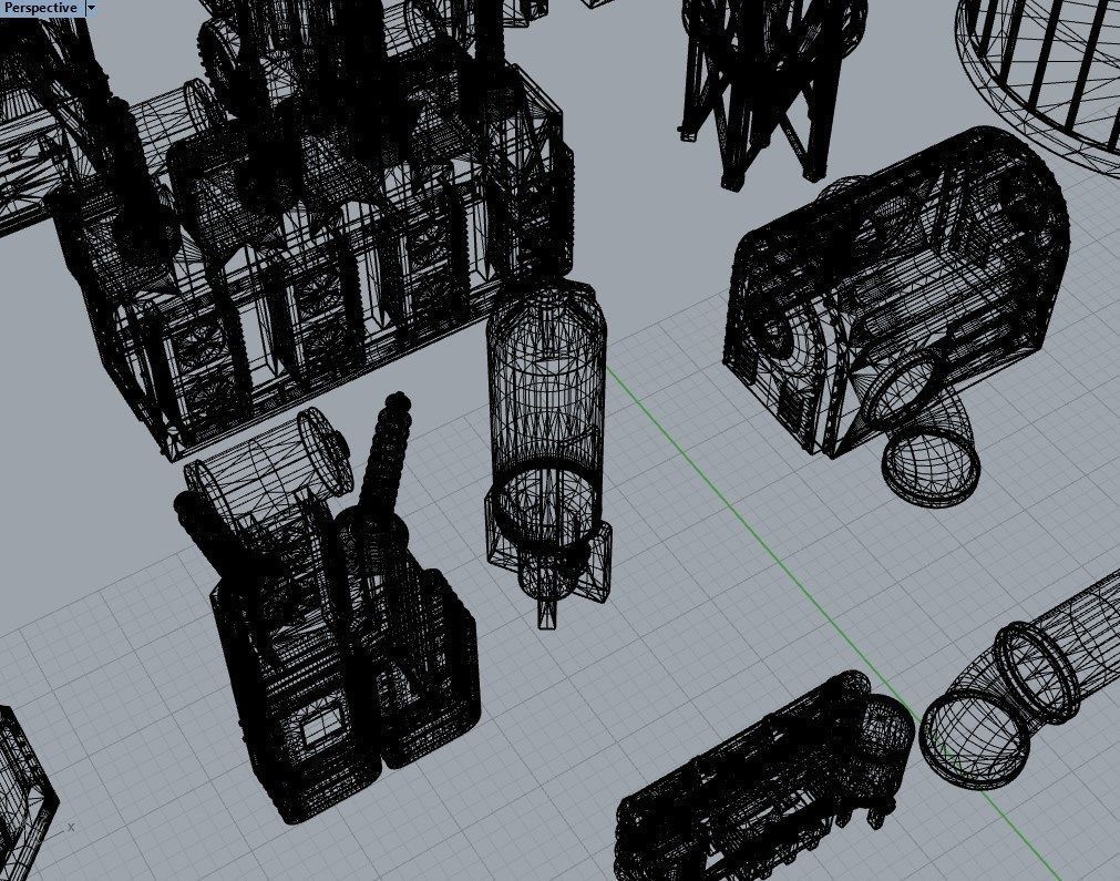 Infrastructure and Objectives Mega Pack 3D print model_28