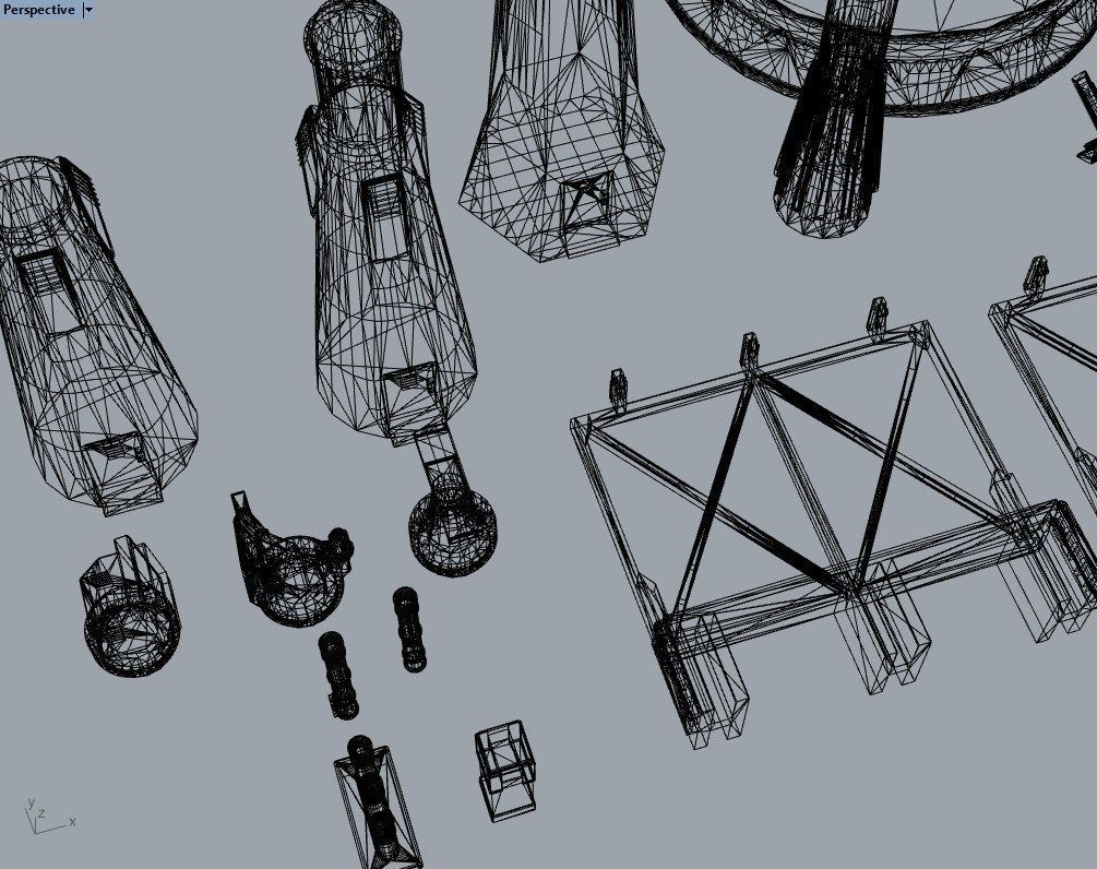 Infrastructure and Objectives Mega Pack 3D print model_37