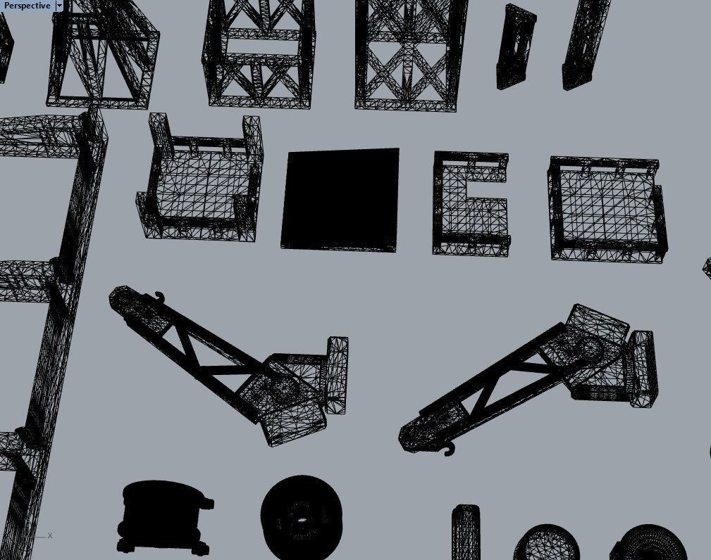 Infrastructure and Objectives Mega Pack 3D print model_31