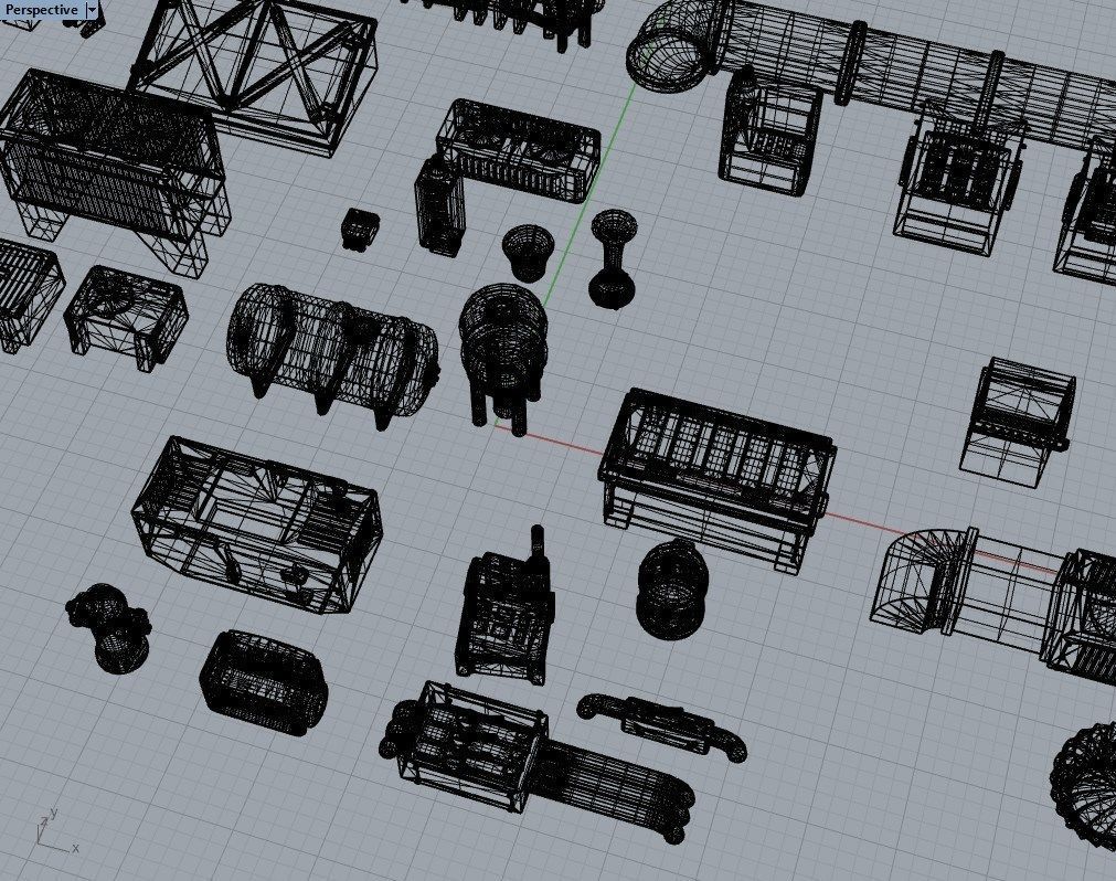 Infrastructure and Objectives Mega Pack 3D print model_41