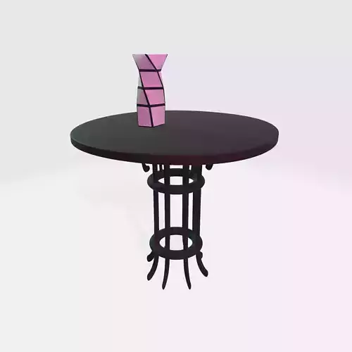 table and vase