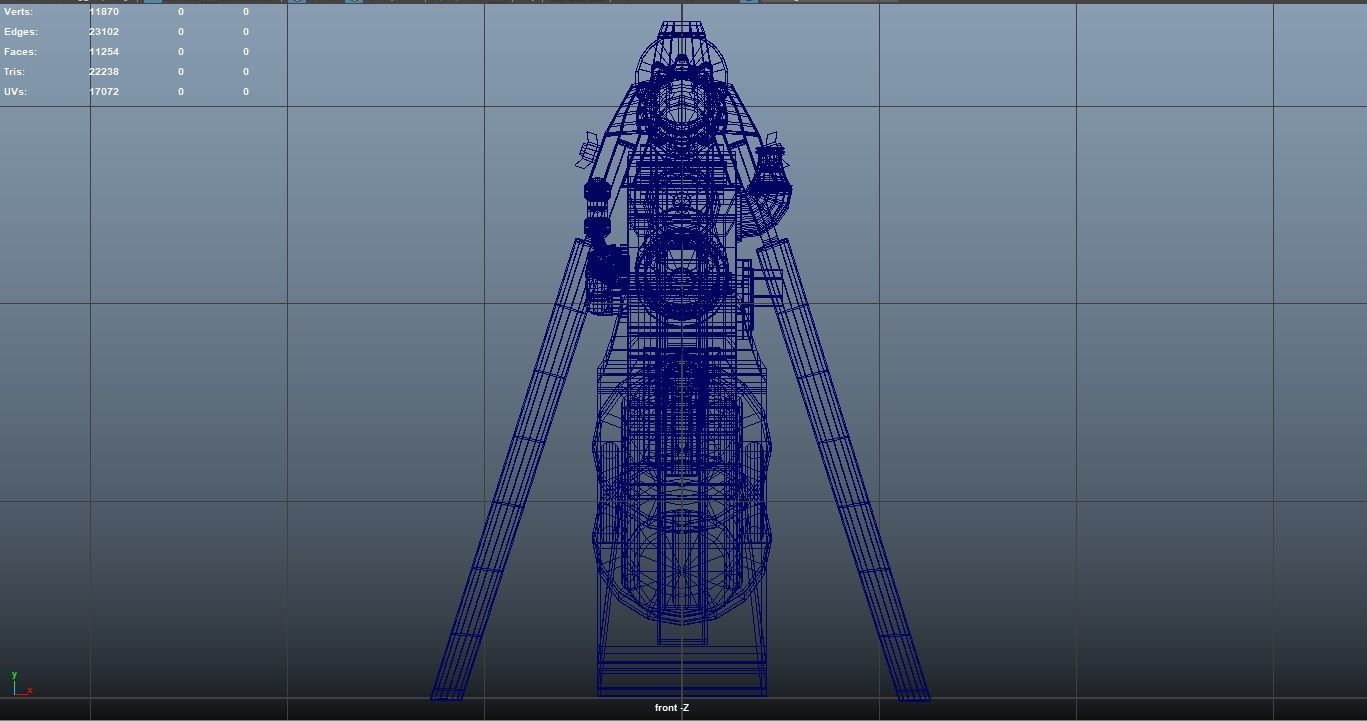 Steampunk Browning Automatic Rifle M1918 3D model_14
