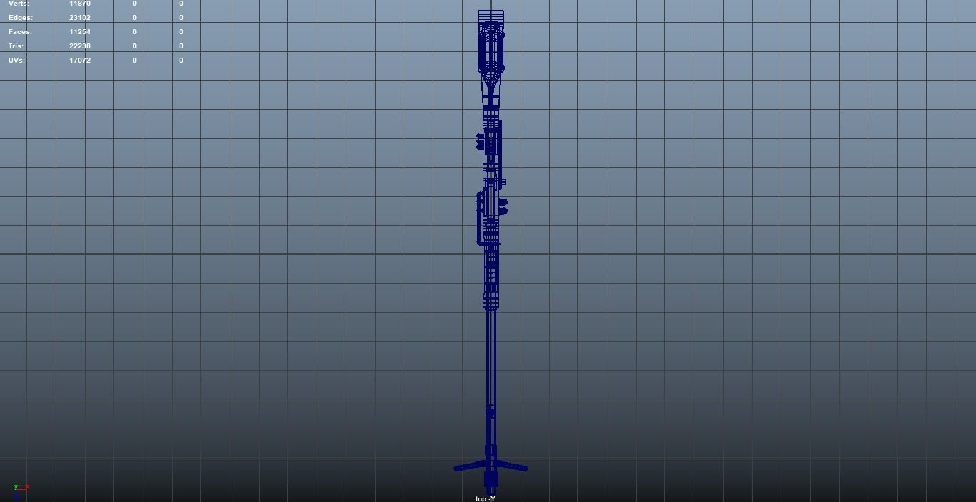 Steampunk Browning Automatic Rifle M1918 3D model_15