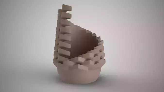Pinecone Shaped Organizer 3D print model
