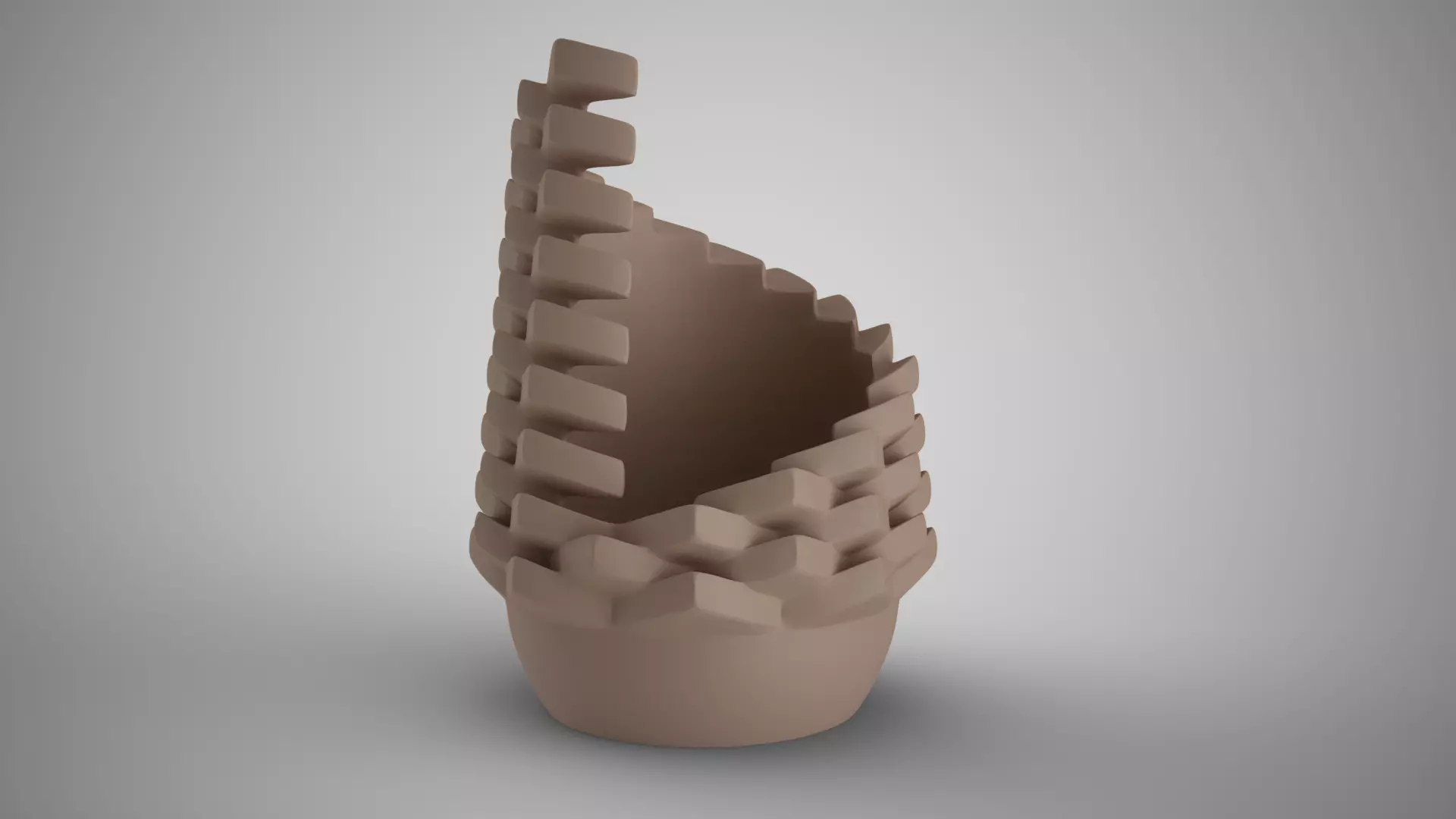Pinecone Shaped Organizer 3D print model_0