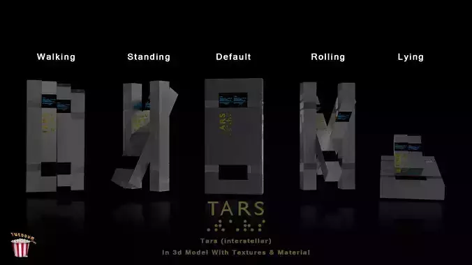 Tars Robot - Interstellar 3D model