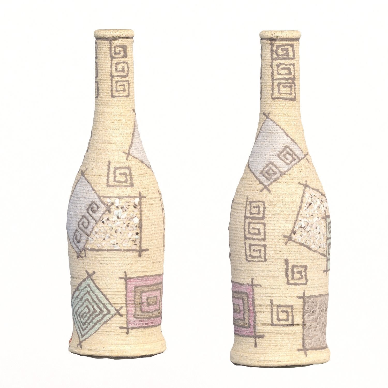 123 bottle Low-poly 3D model_3
