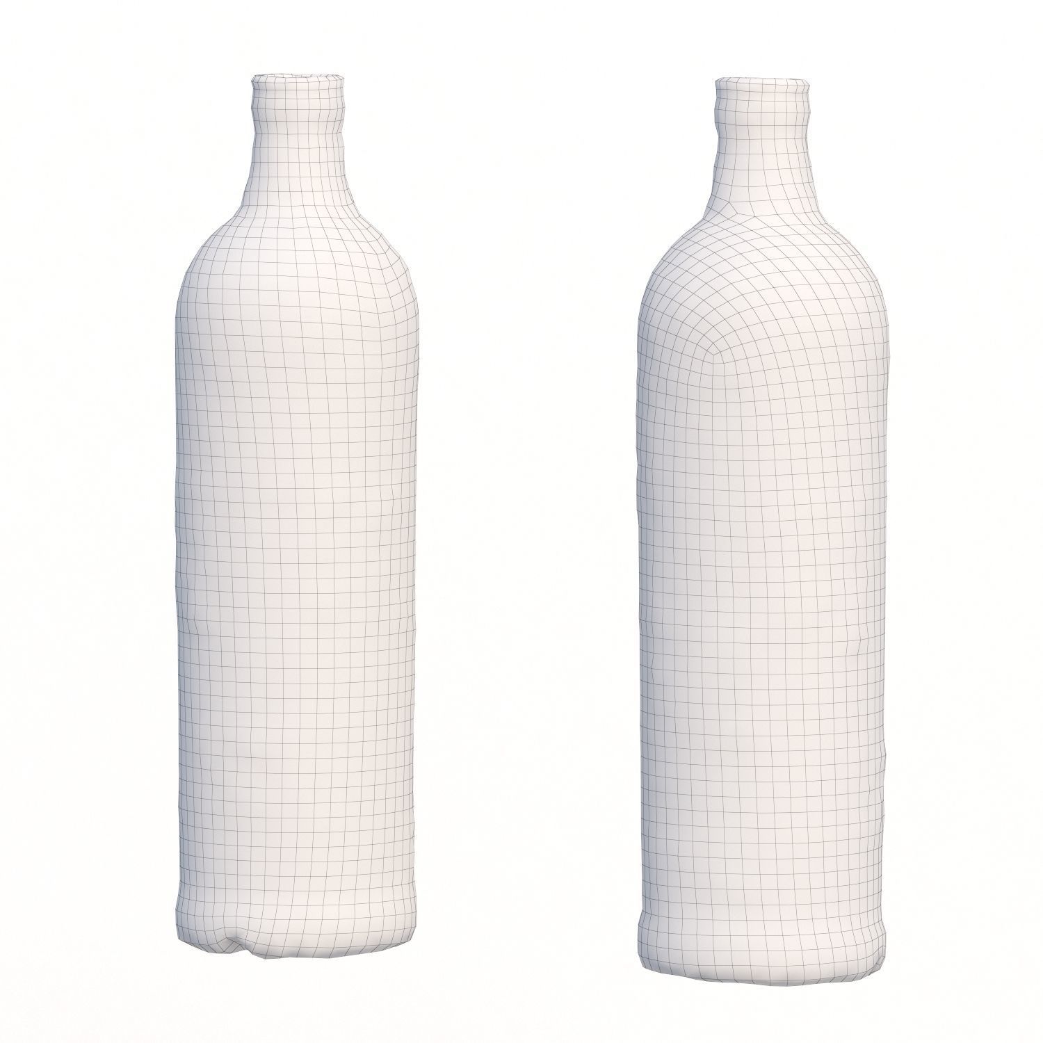 122 bottle Low-poly 3D model_5