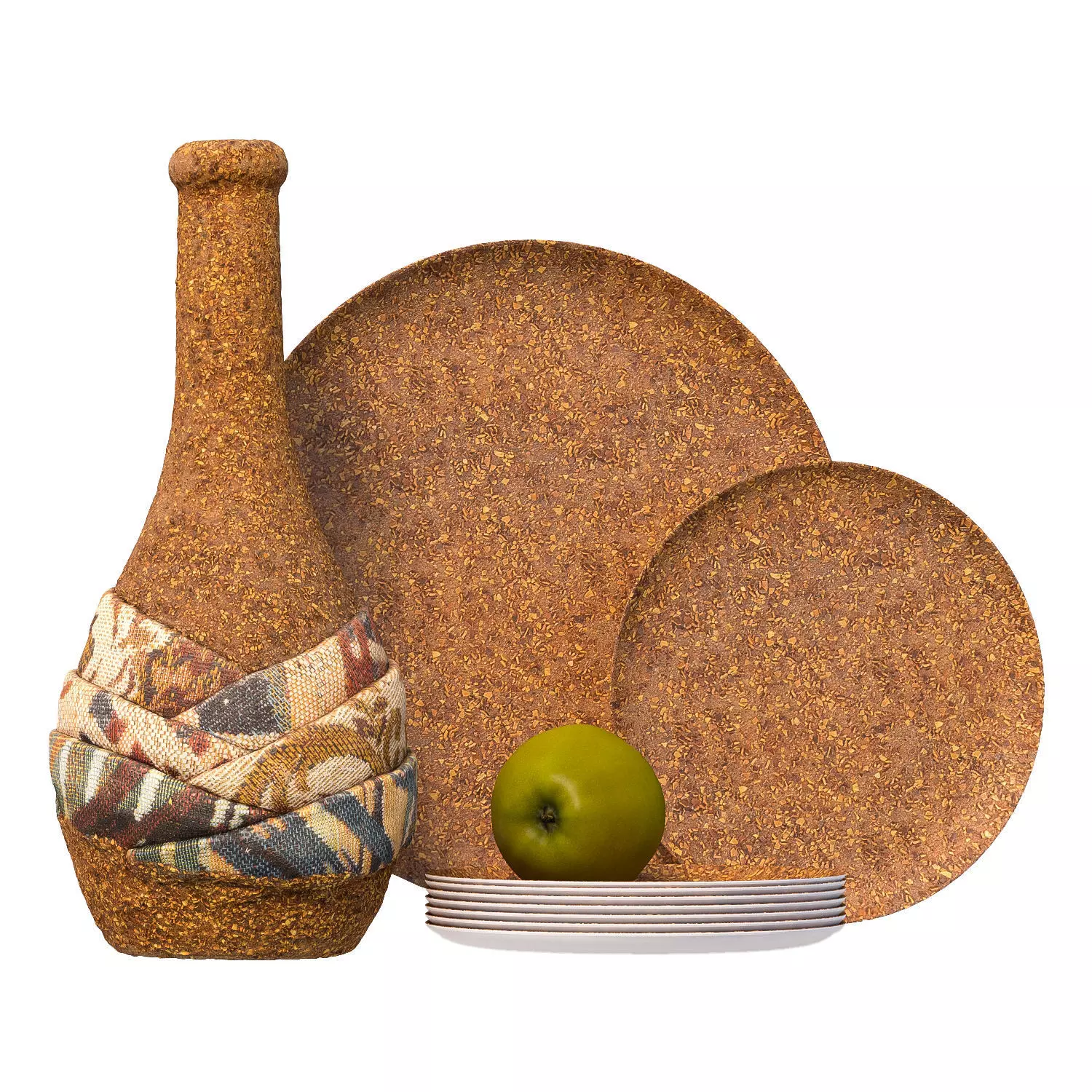 119 bottle Low-poly 3D model_0