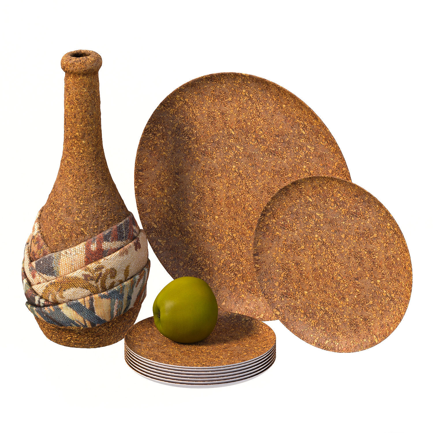 119 bottle Low-poly 3D model_1