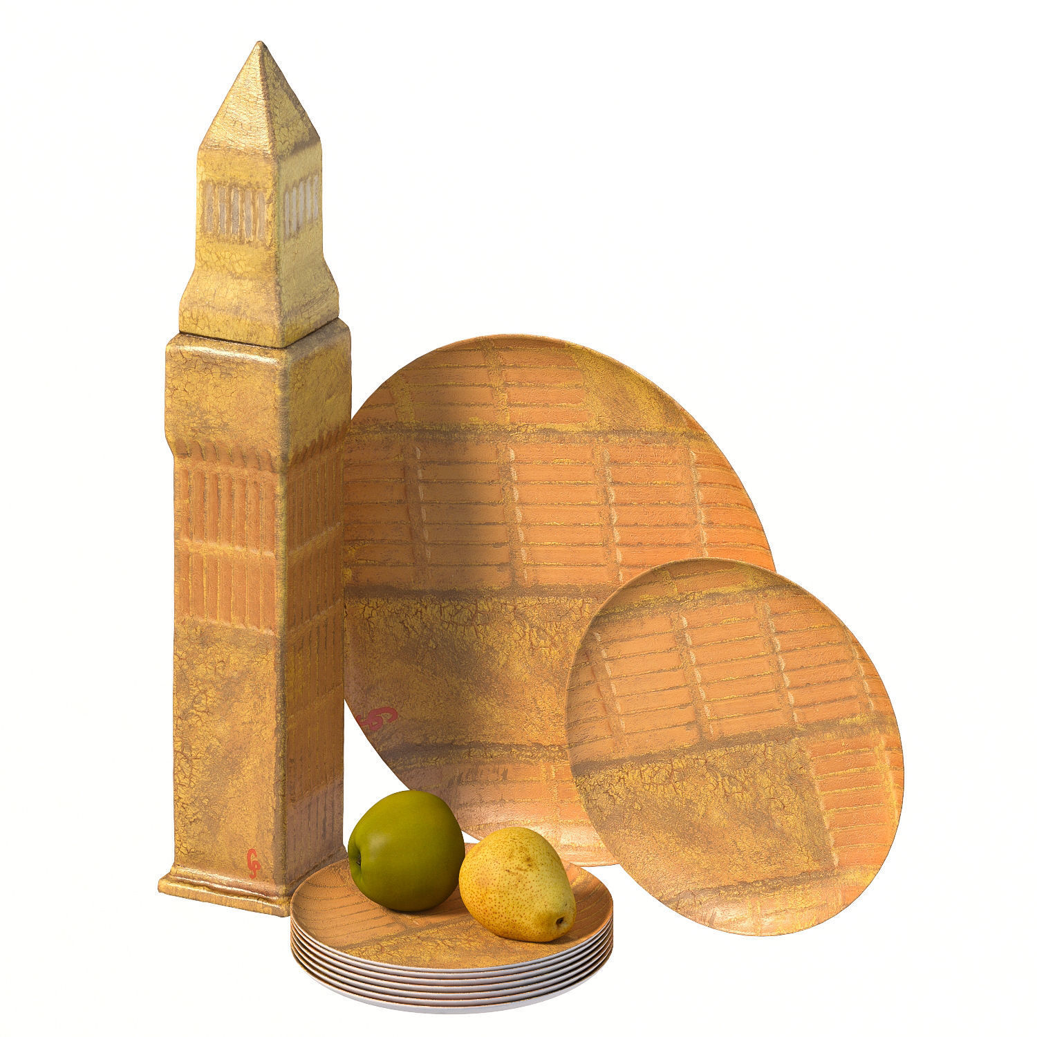 118 bottle Low-poly 3D model_1