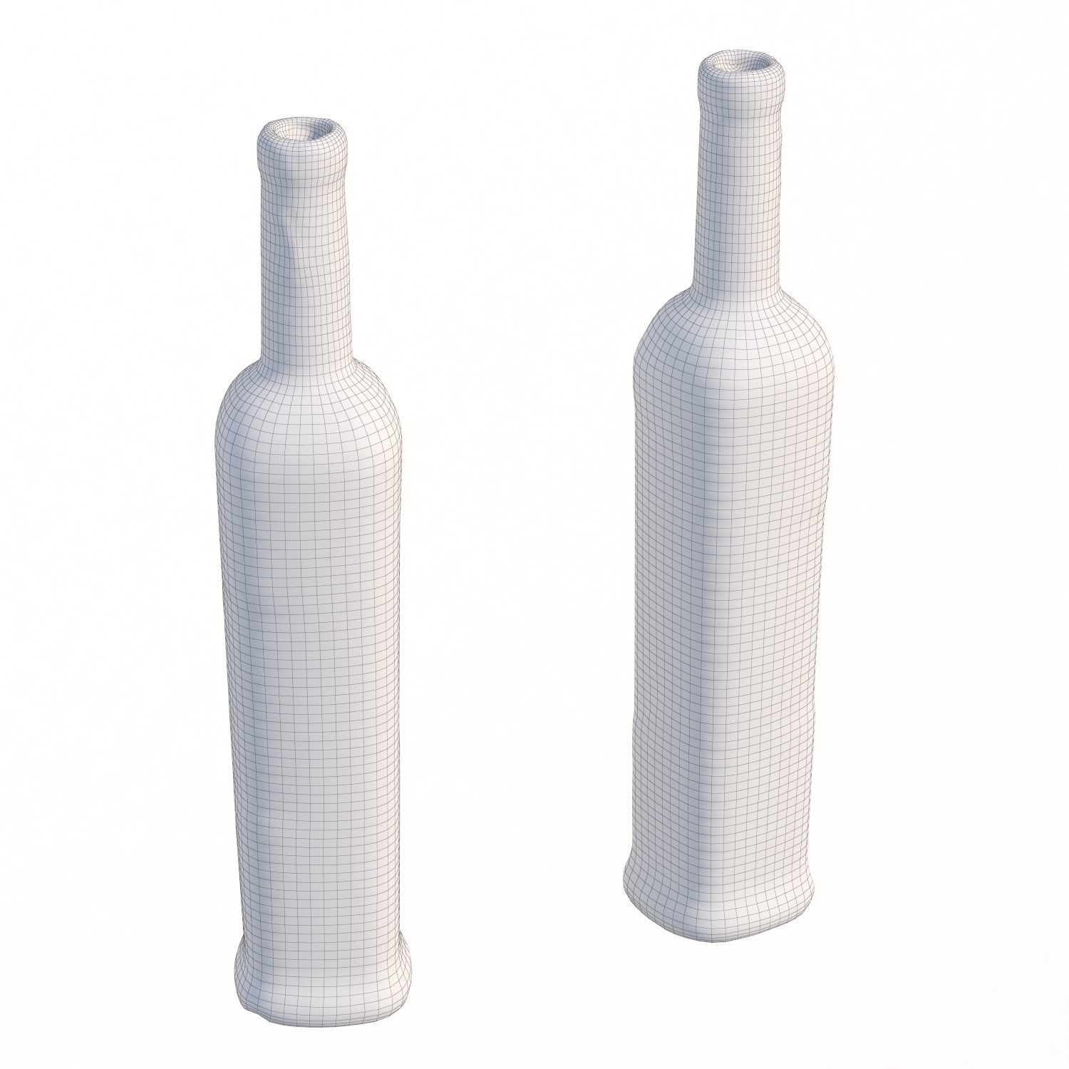 117 bottle Low-poly 3D model_5