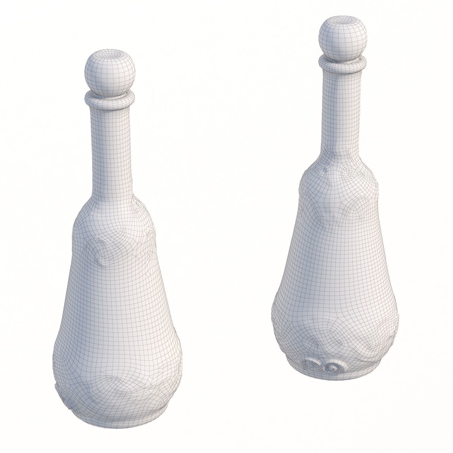 116 bottle Low-poly 3D model_5