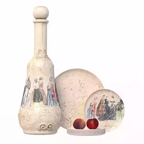 116 bottle Low-poly 3D model 116 bottle Low-poly 3D model