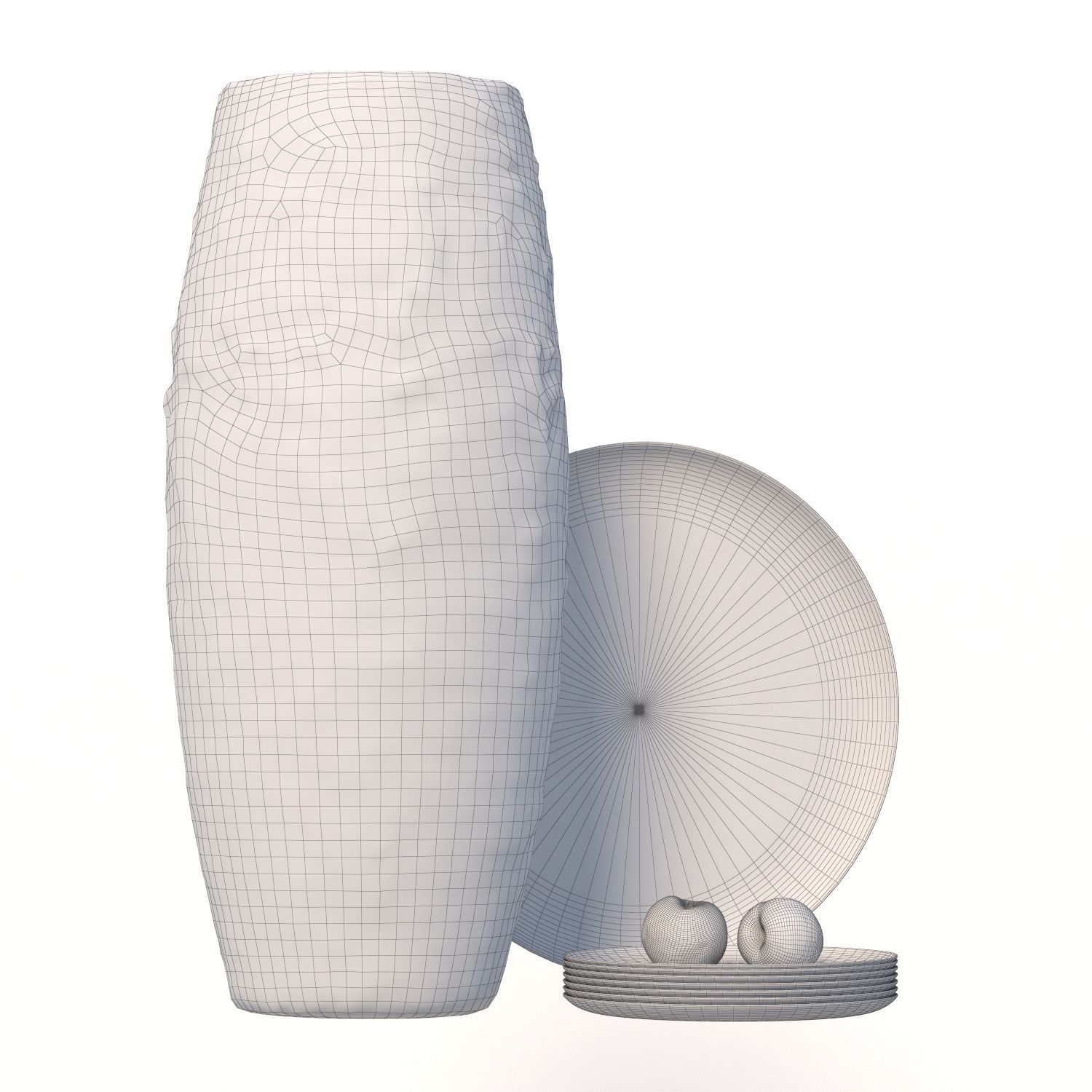 115 bottle Low-poly 3D model_2