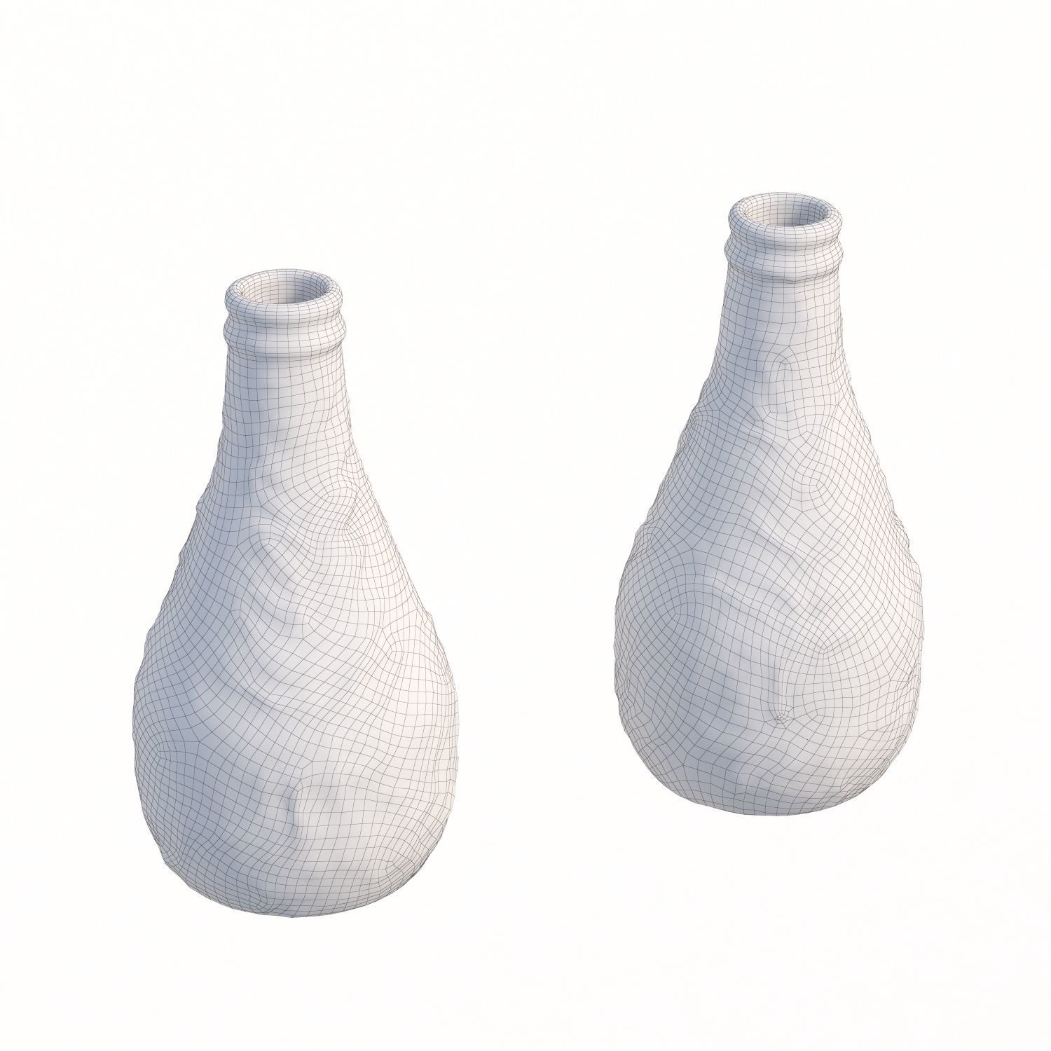 114 bottle Low-poly 3D model_4