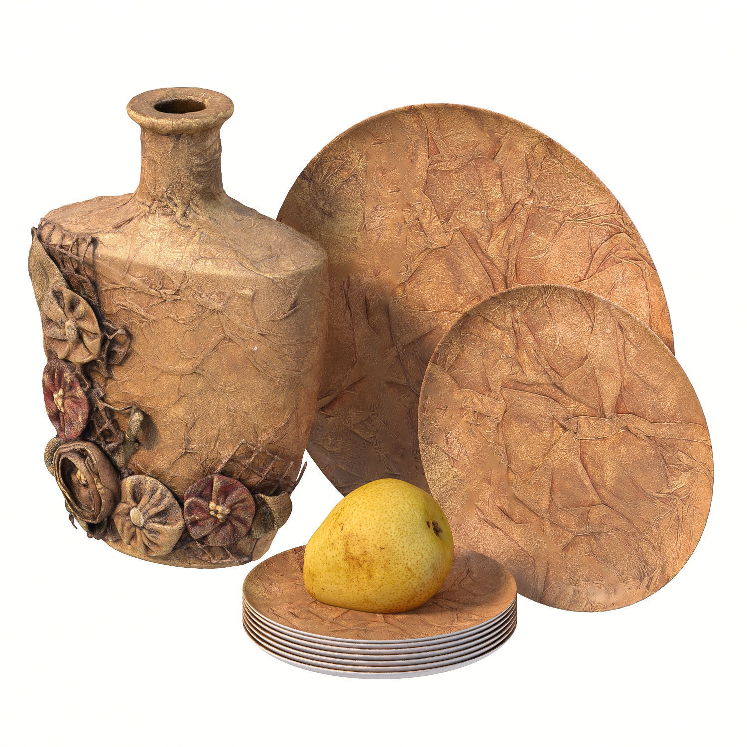 112 bottle Low-poly 3D model_1