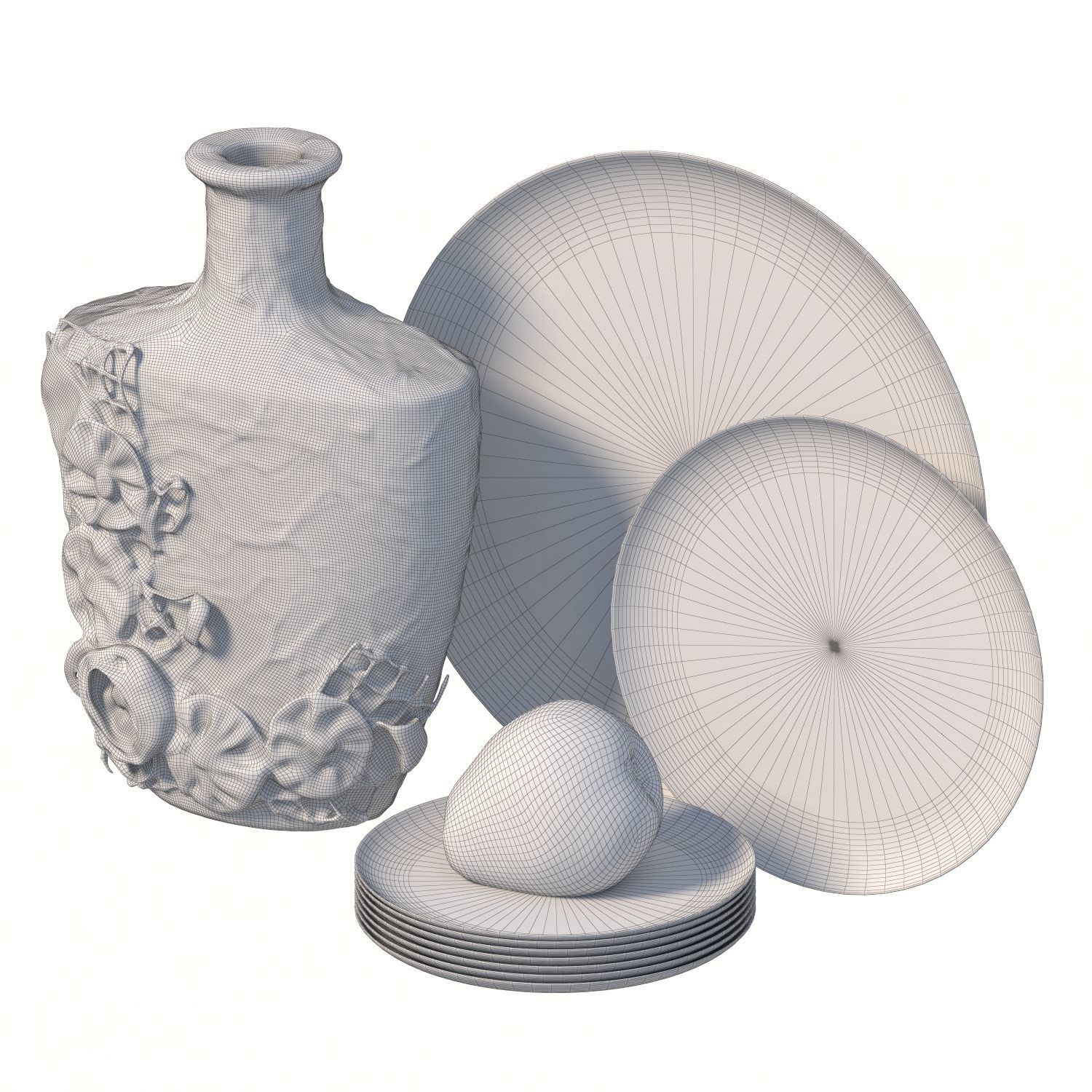 112 bottle Low-poly 3D model_3