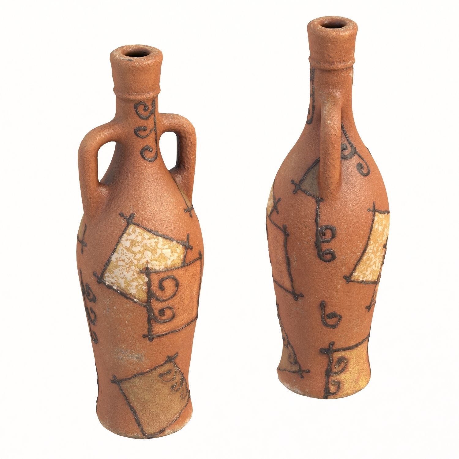 109 bottle Low-poly 3D model_5