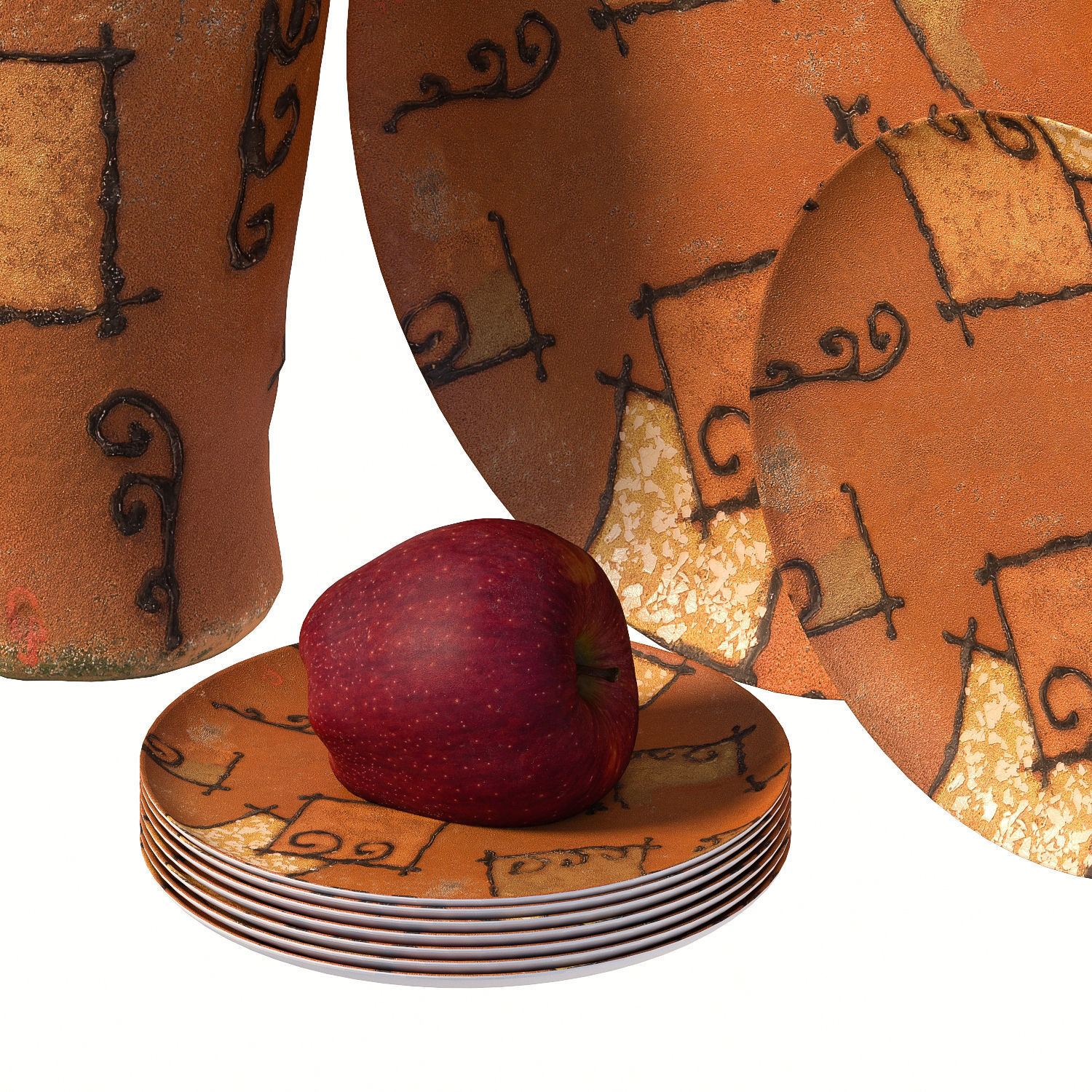 109 bottle Low-poly 3D model_2