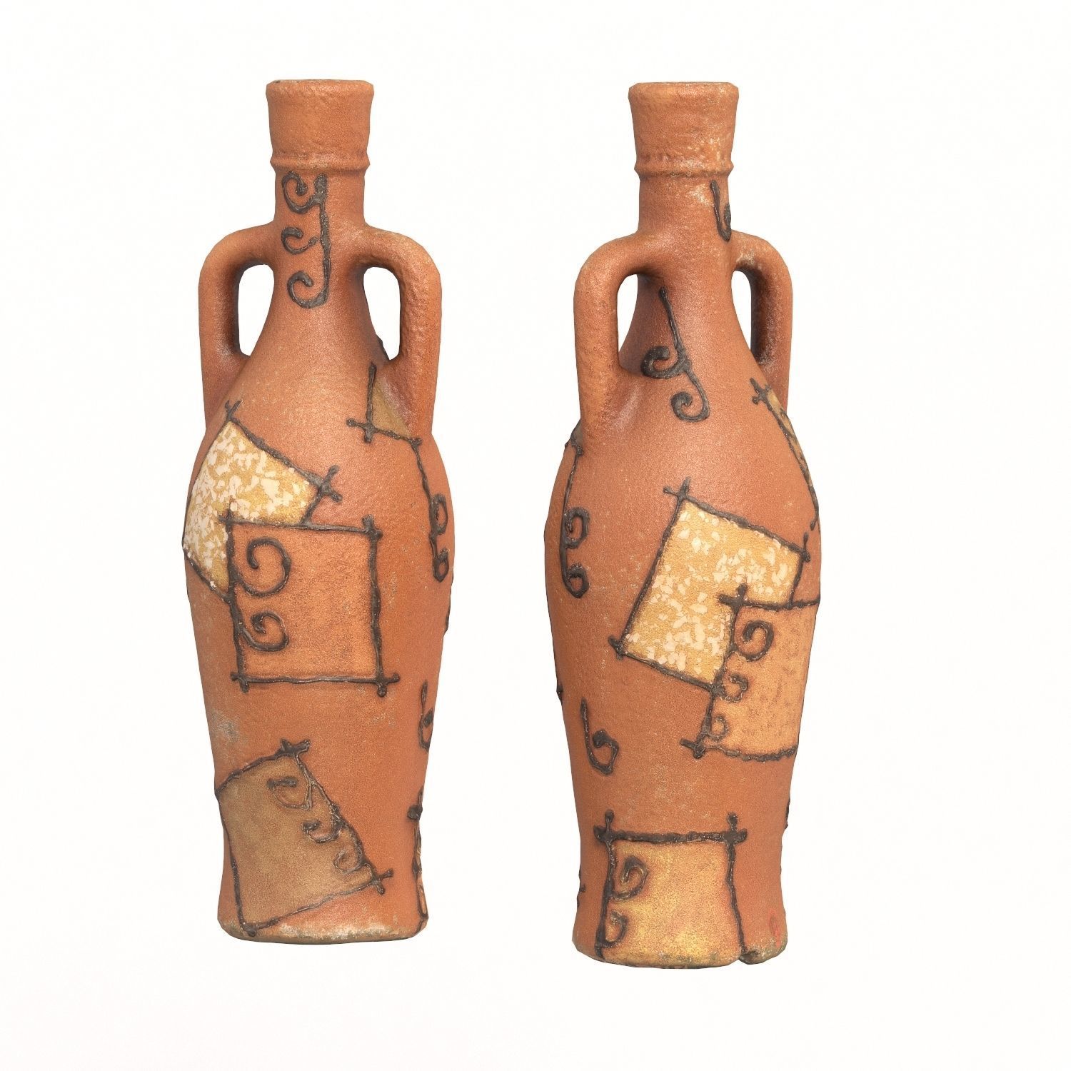 109 bottle Low-poly 3D model_4