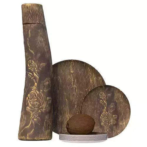 108 bottle Low-poly 3D model