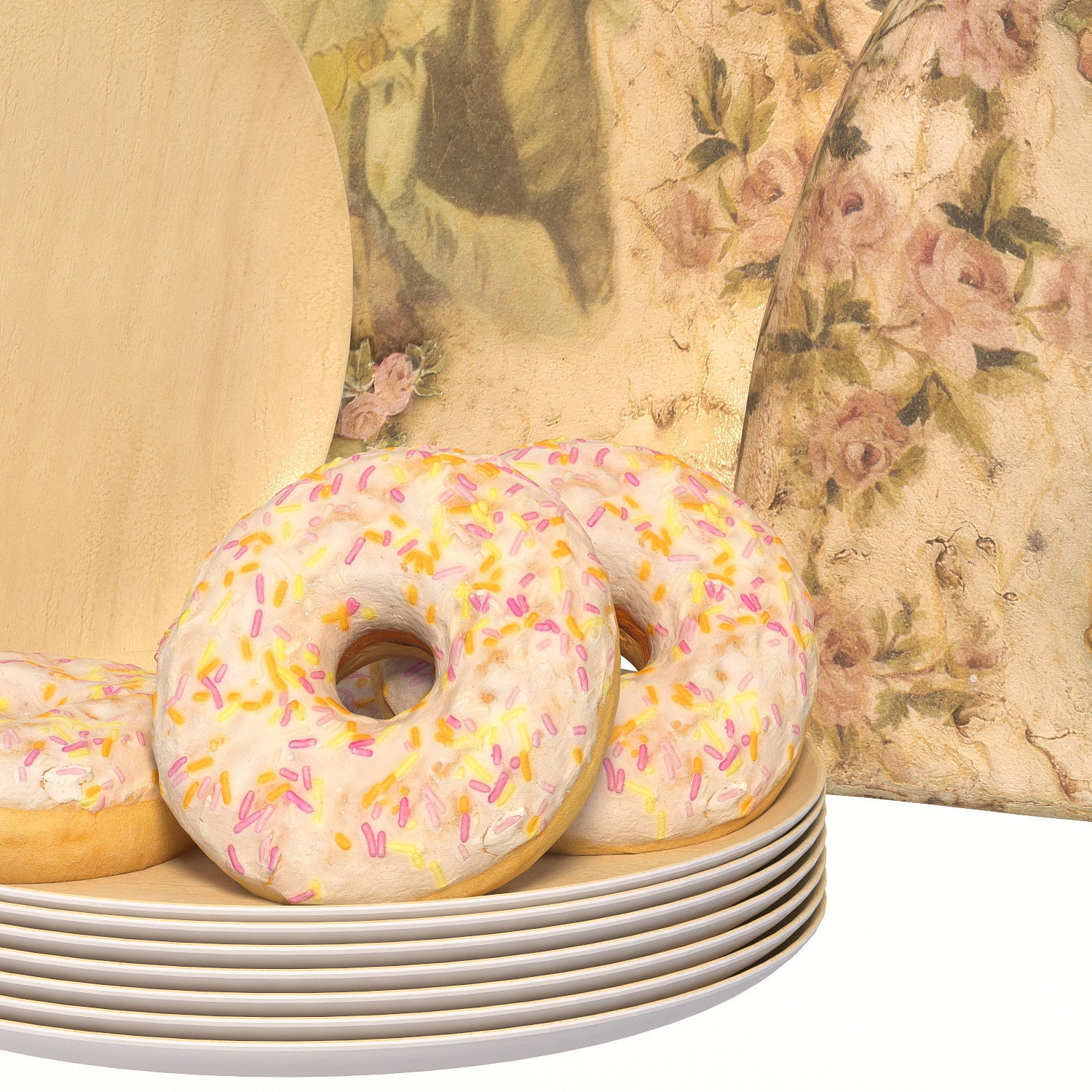 105 bottle Low-poly 3D model_2