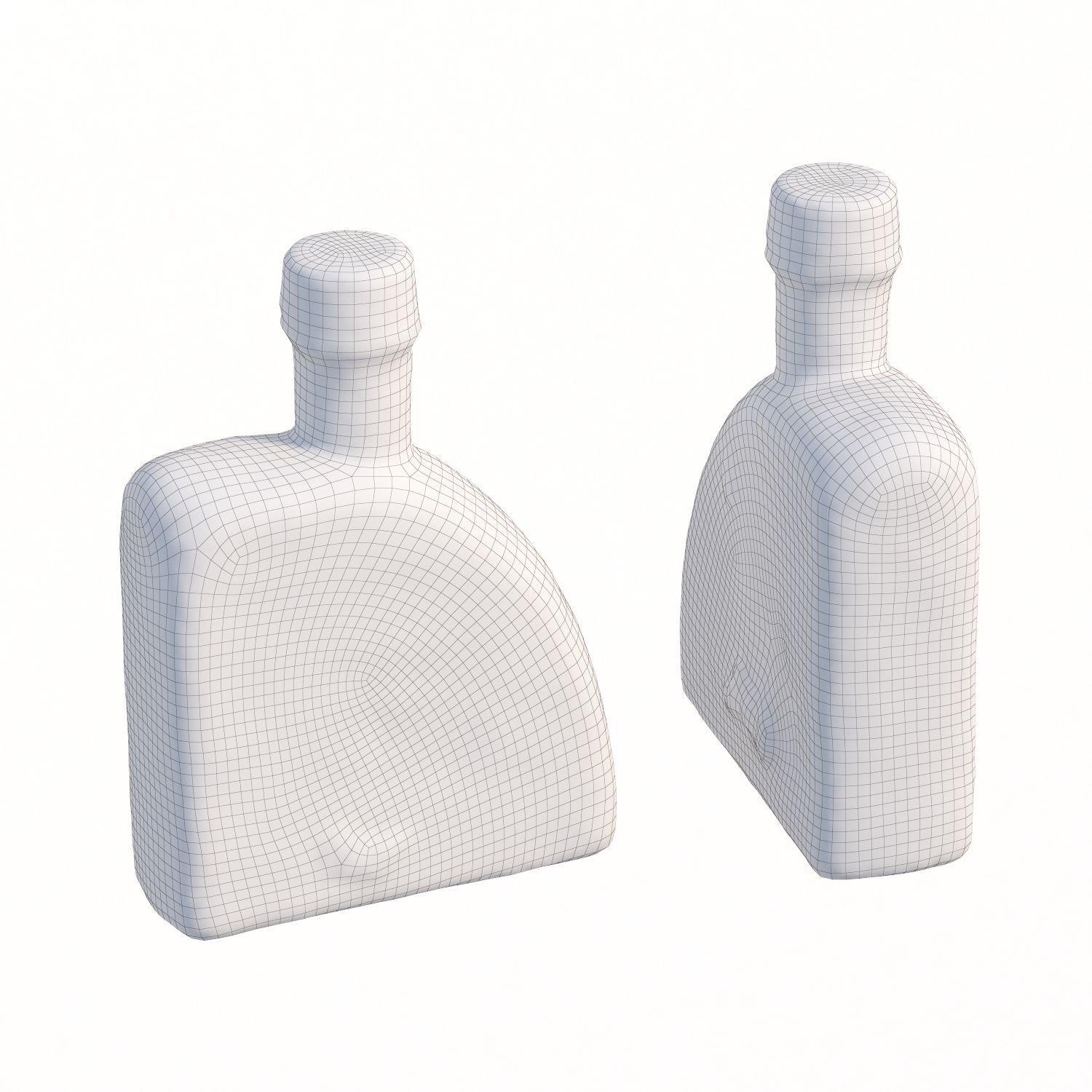 105 bottle Low-poly 3D model_5