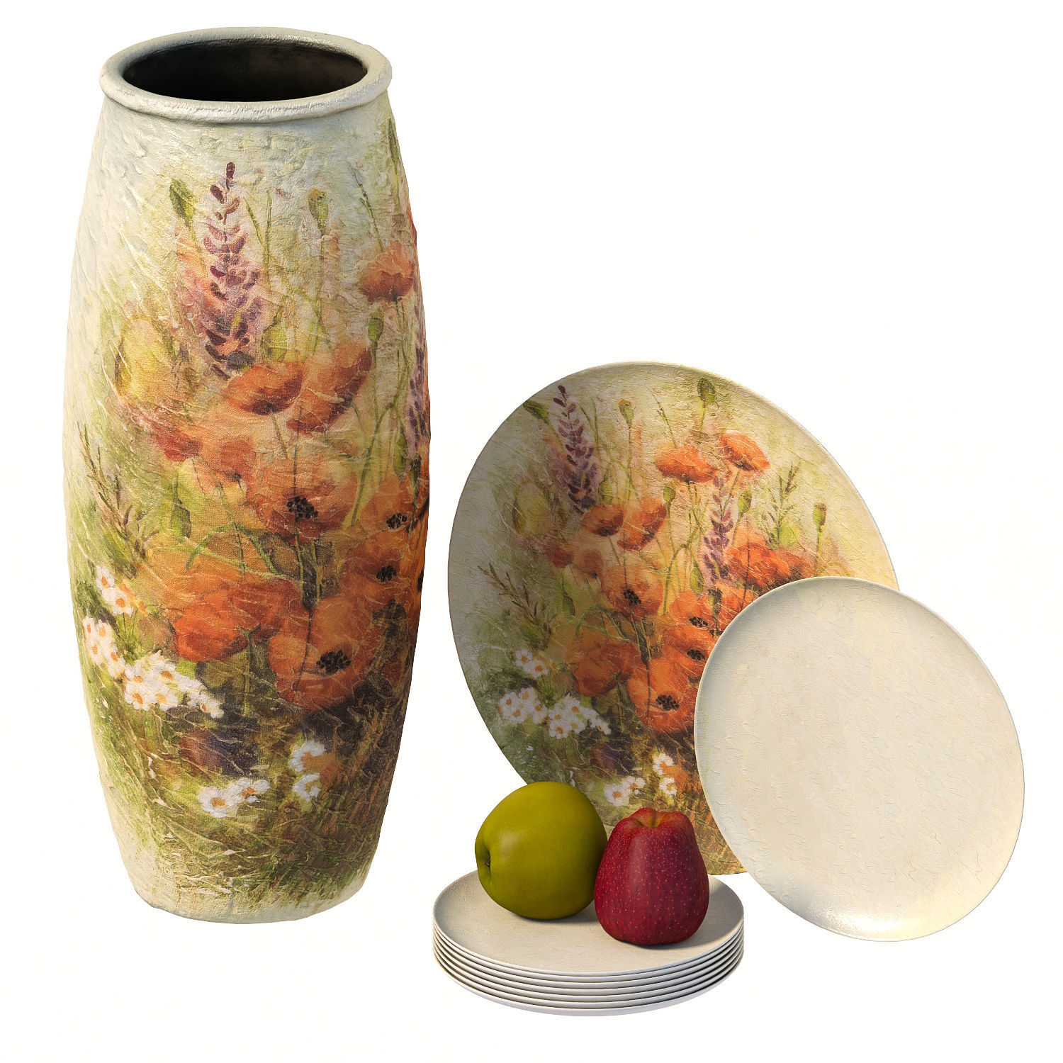 103 bottle Low-poly 3D model_1