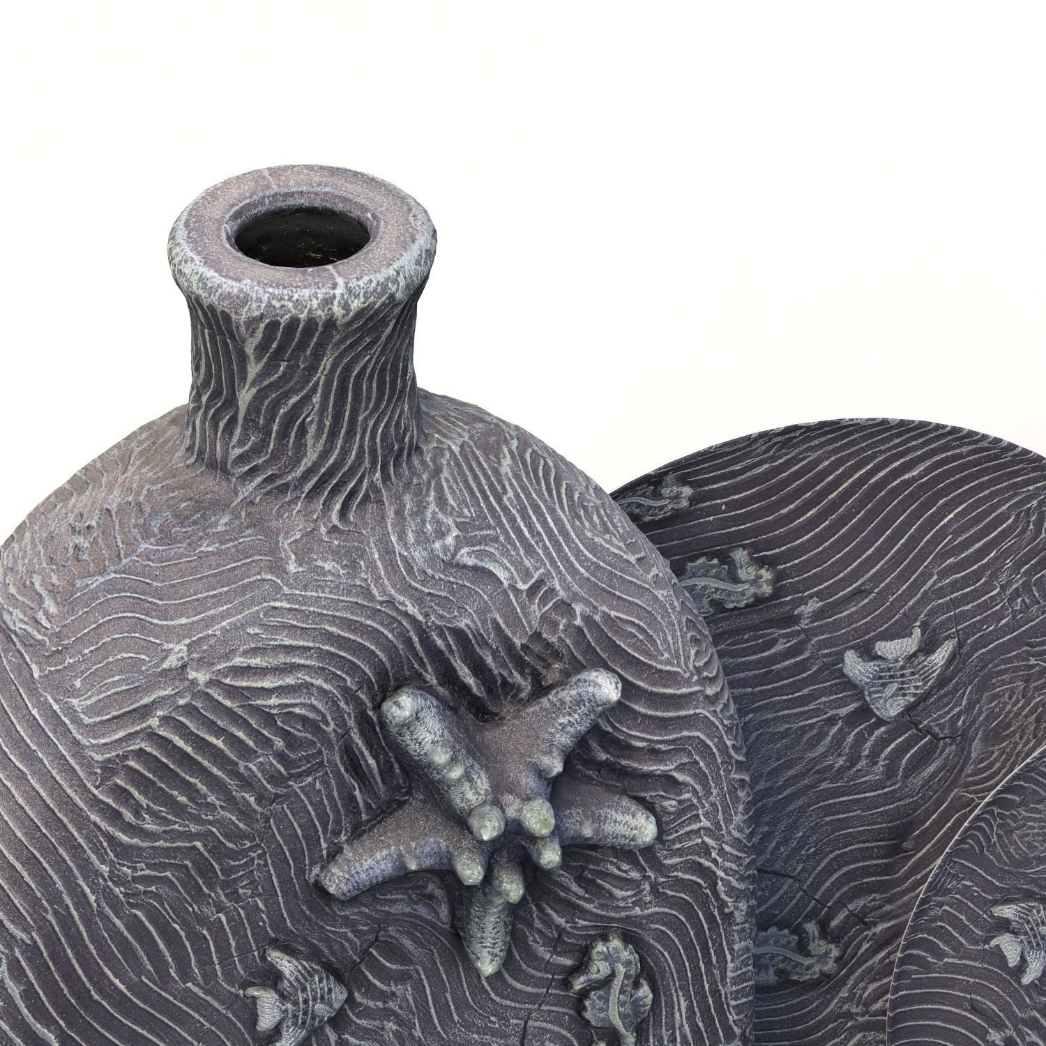 100 bottle Low-poly 3D model_2