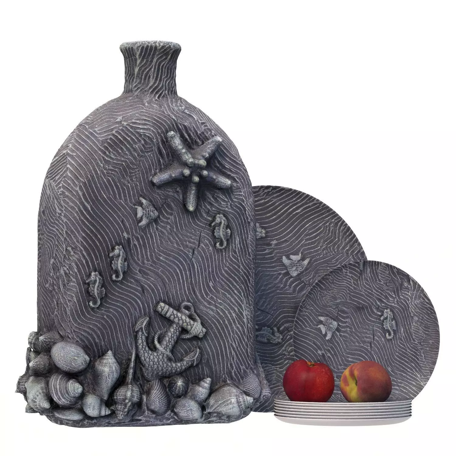 100 bottle Low-poly 3D model_0