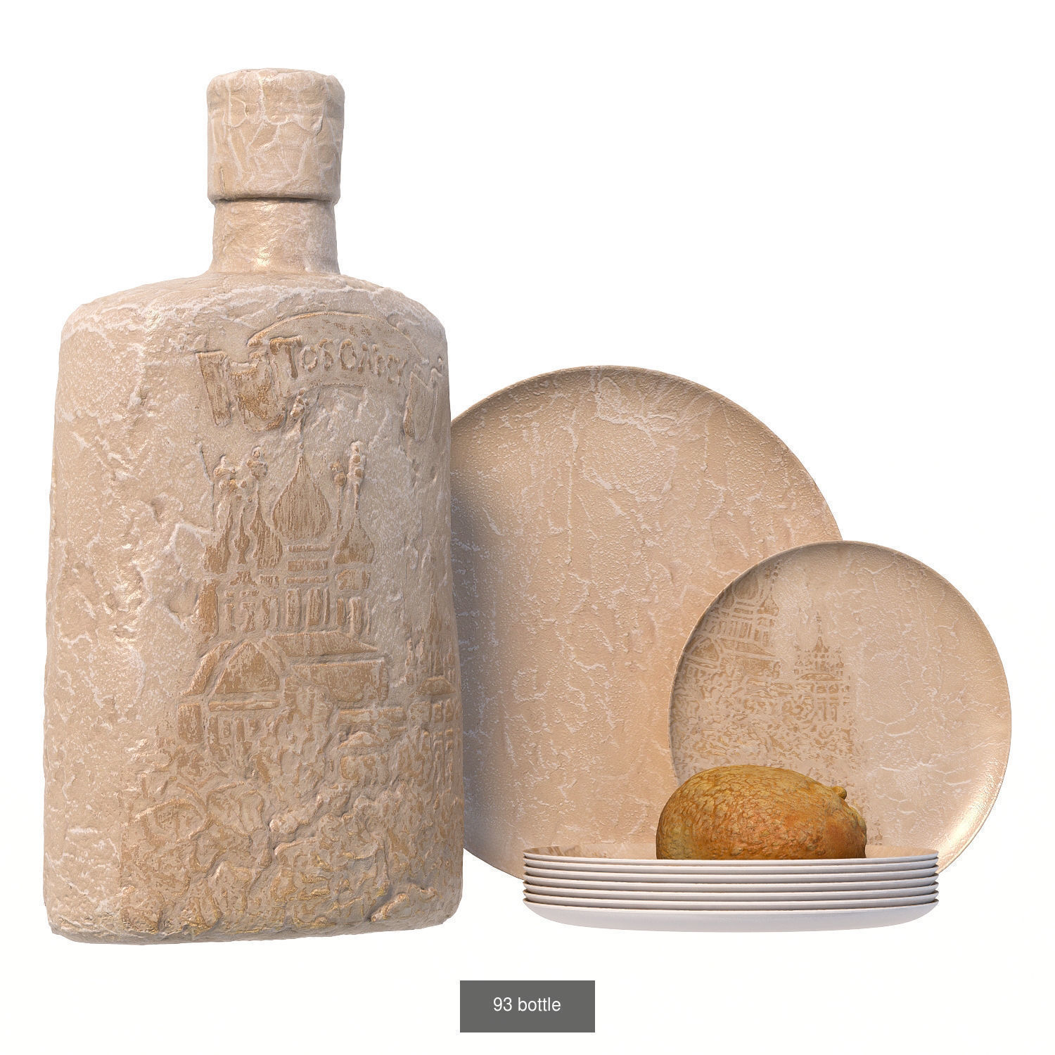 32 sets of decorative tableware 3D Model Collection_6