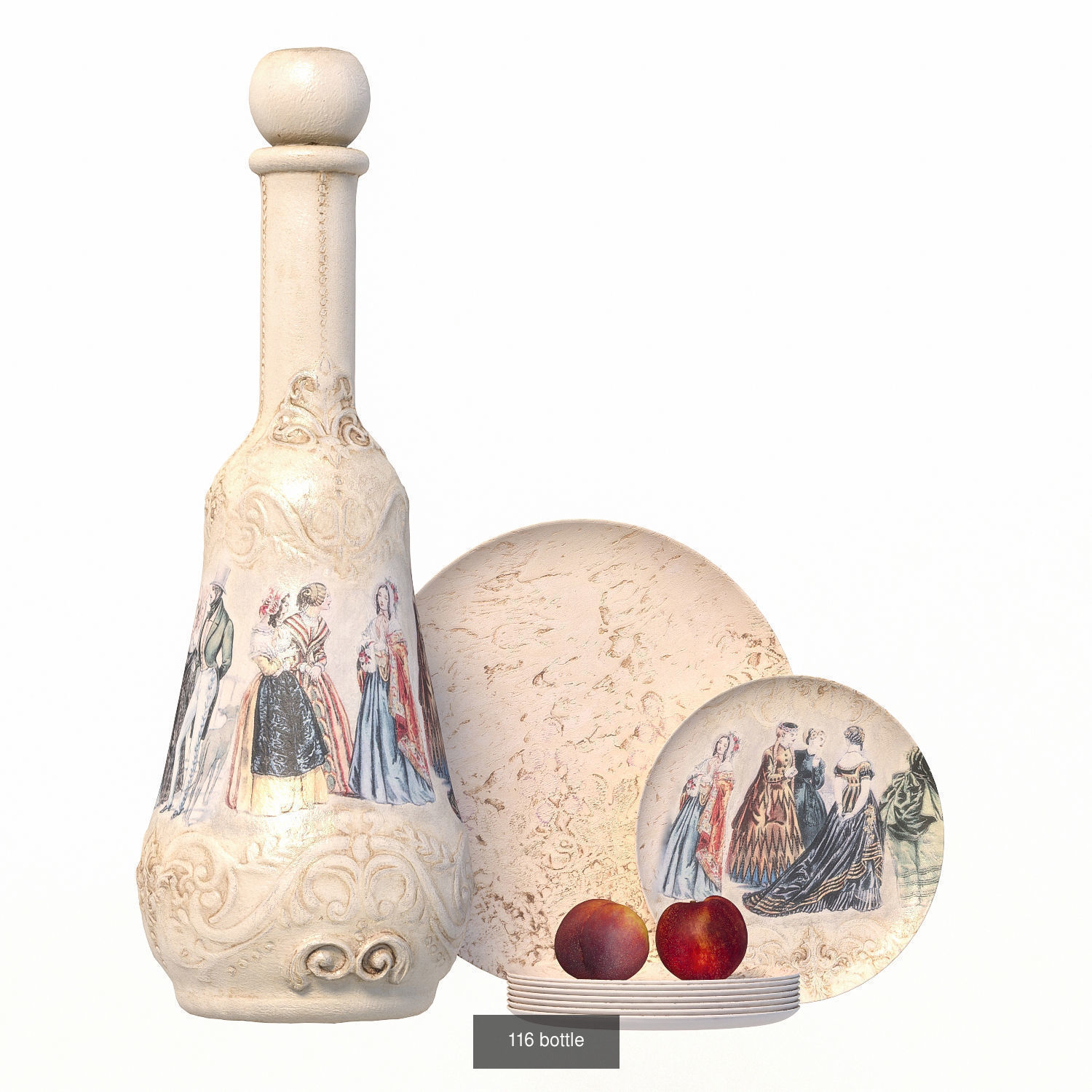 32 sets of decorative tableware 3D Model Collection_18