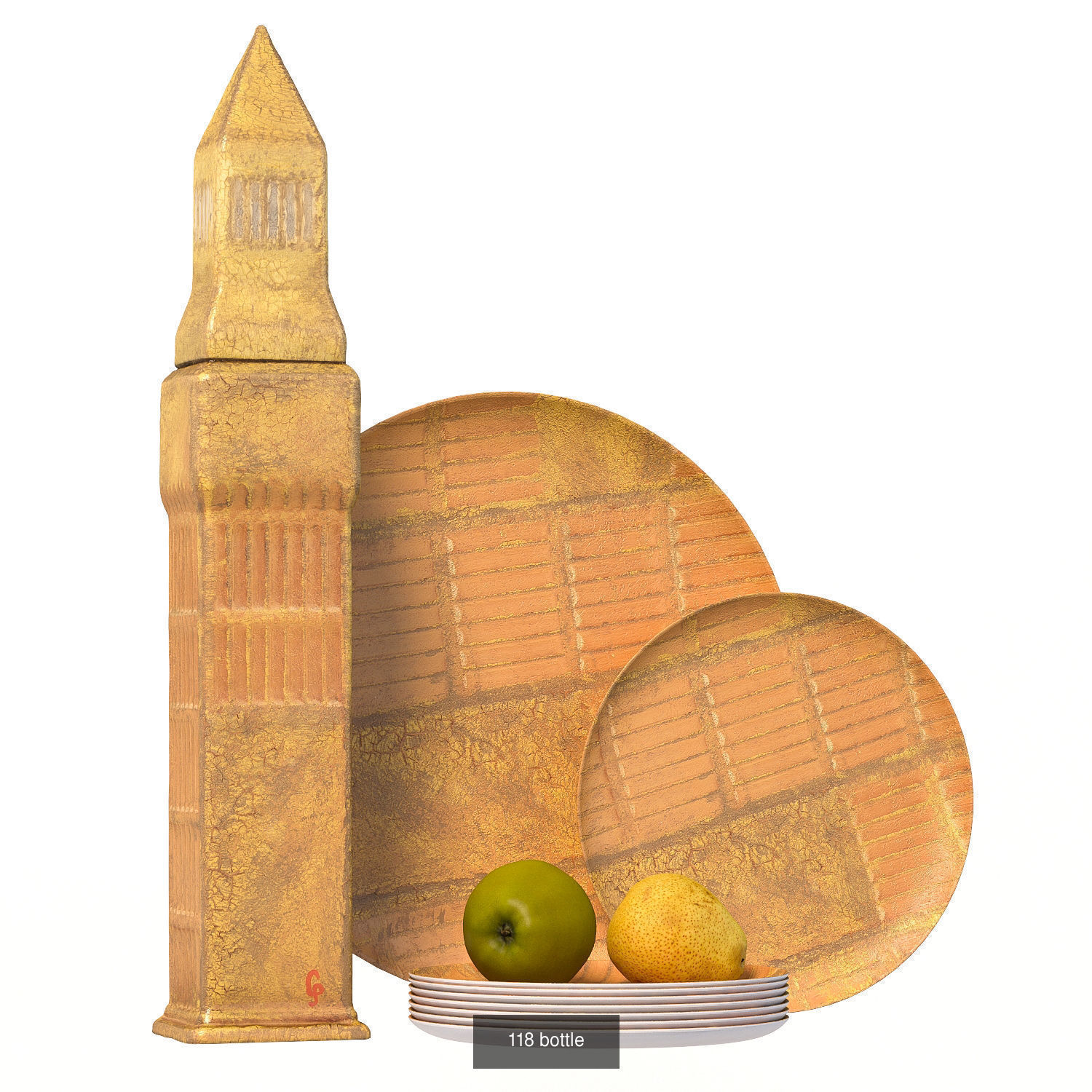 32 sets of decorative tableware 3D Model Collection_16