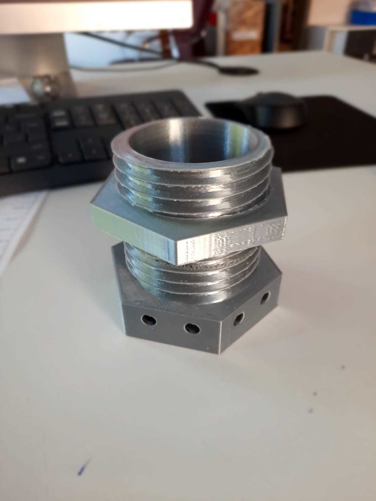 Cactus Pot 3D print model_4