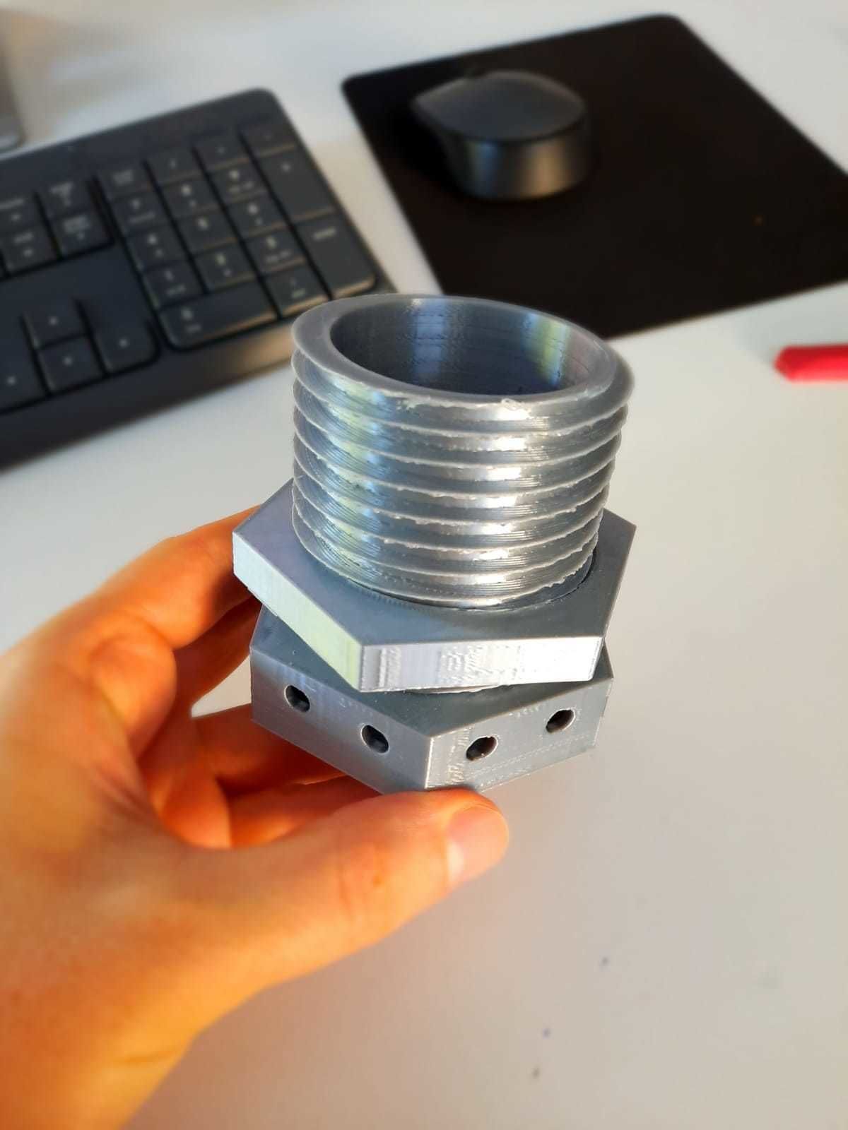 Cactus Pot 3D print model_1