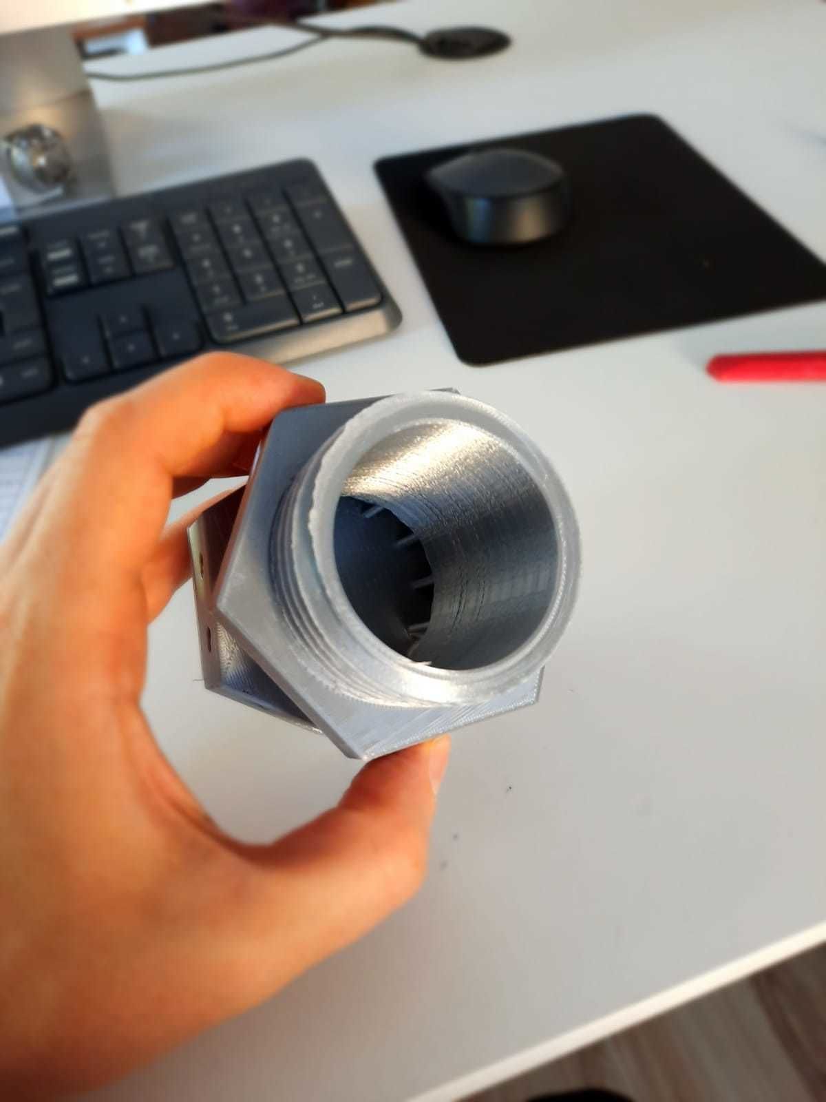 Cactus Pot 3D print model_2