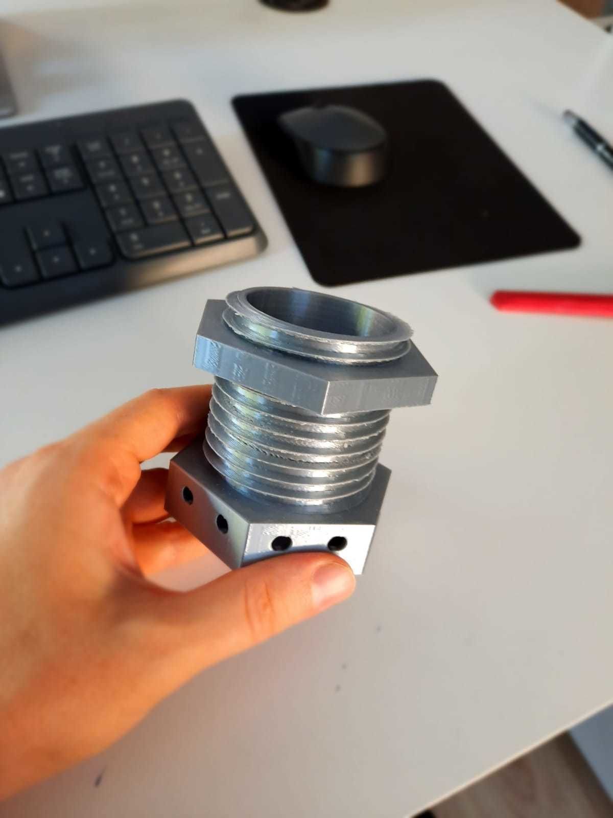 Cactus Pot 3D print model_7