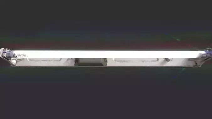 Tubelight fluorescent tube with light