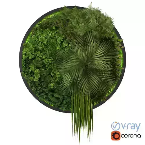 Vertical Garden 3D model