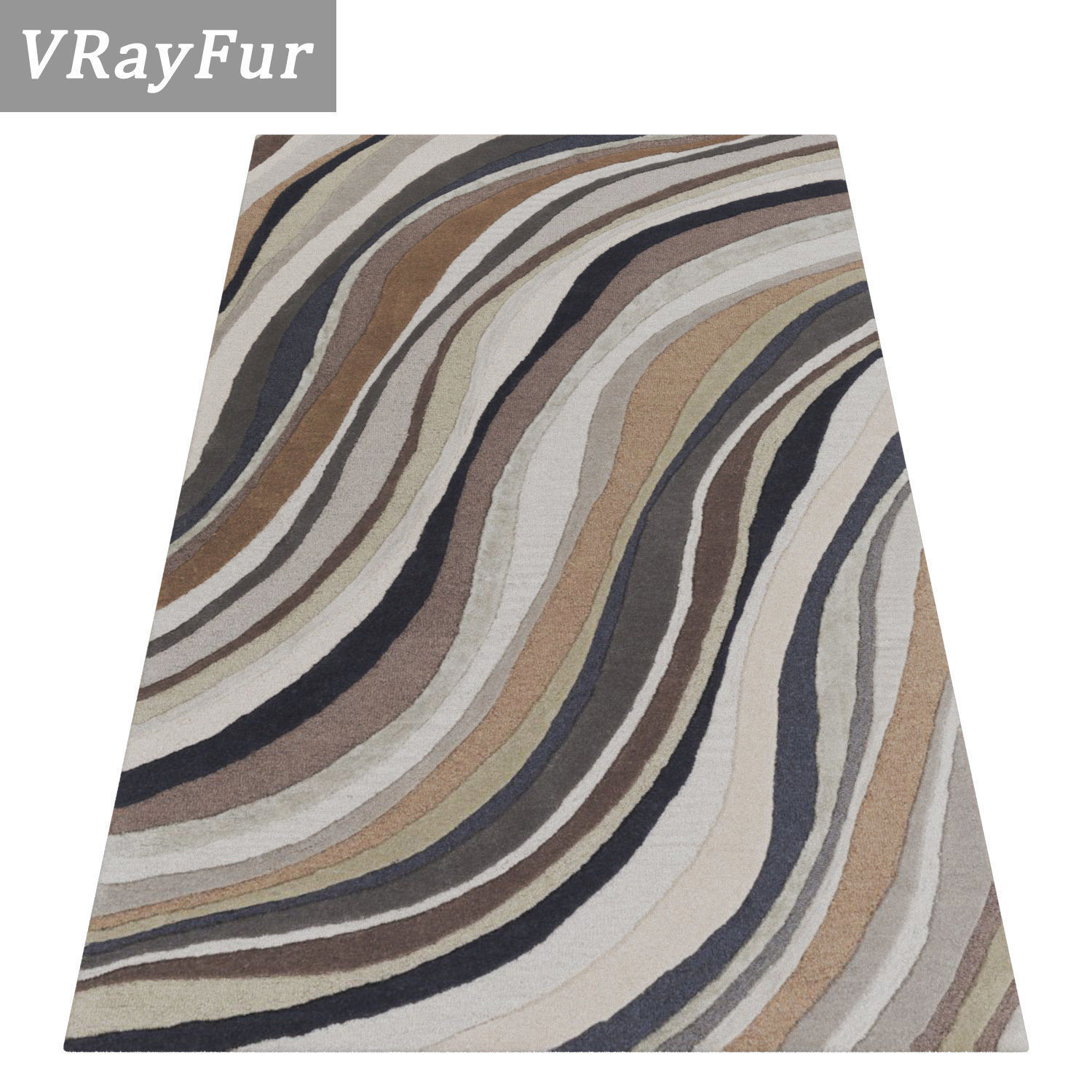 Rug Set 1247 3D model_2