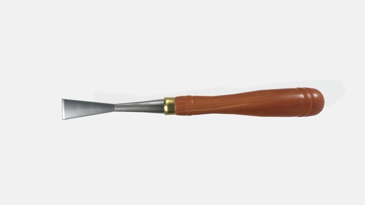 Fishtail Chisel 3D model 3D model_4