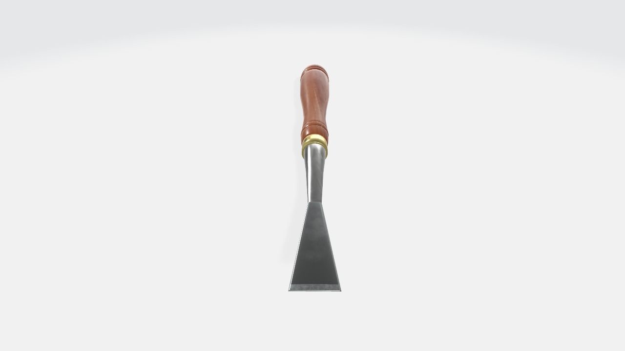 Fishtail Chisel 3D model 3D model_1
