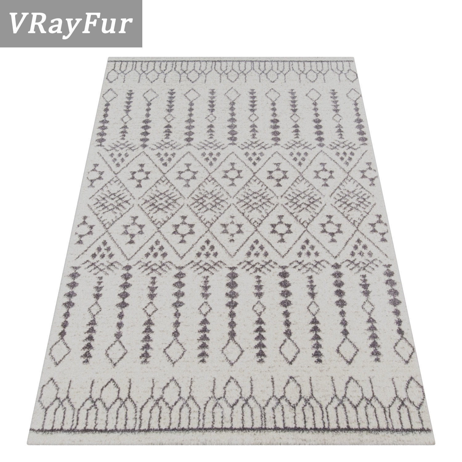 Rug Set 1249 3D model_2