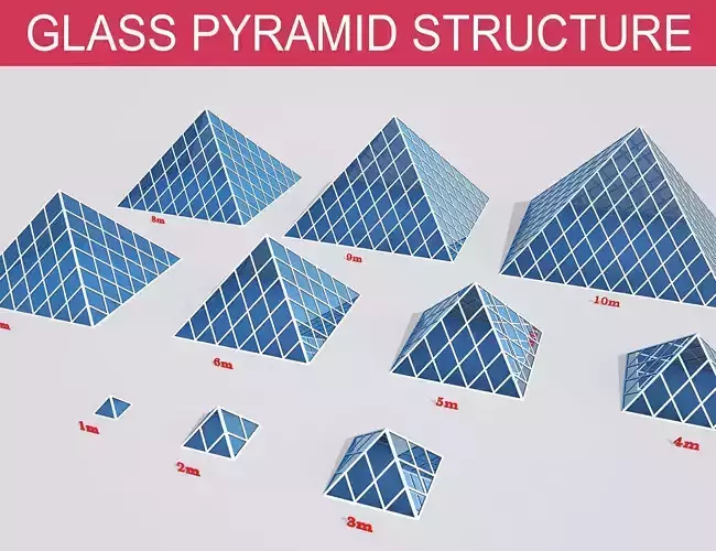 Glass Pyramid Structure
