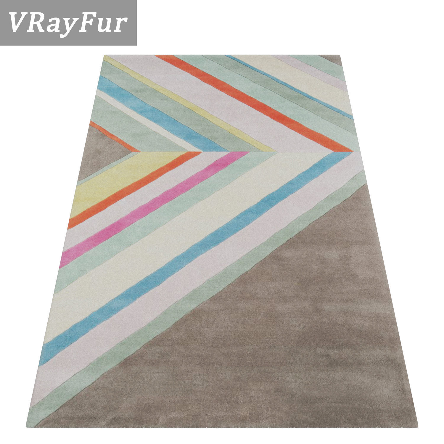 Rug Set 1250 3D model_2