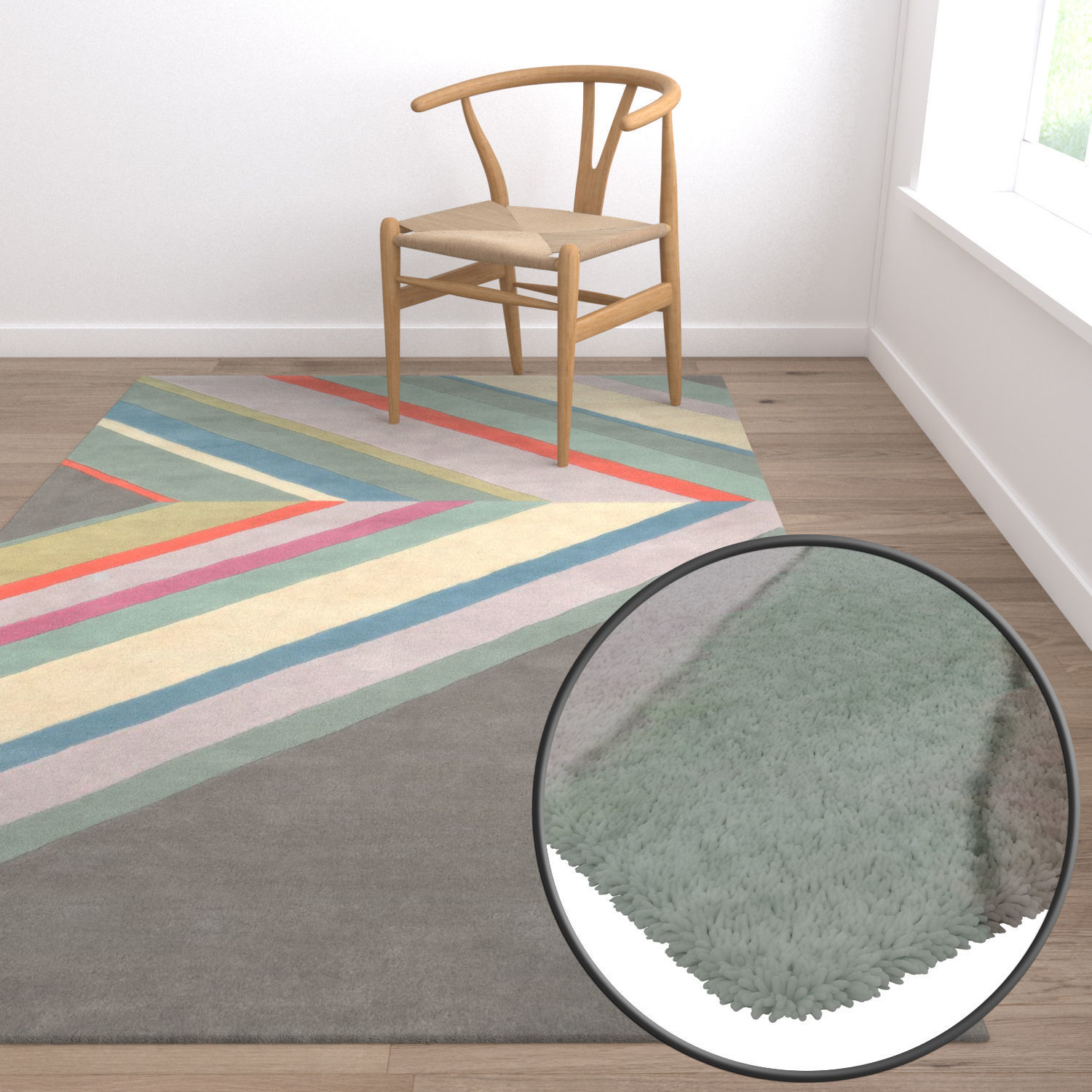 Rug Set 1250 3D model_5
