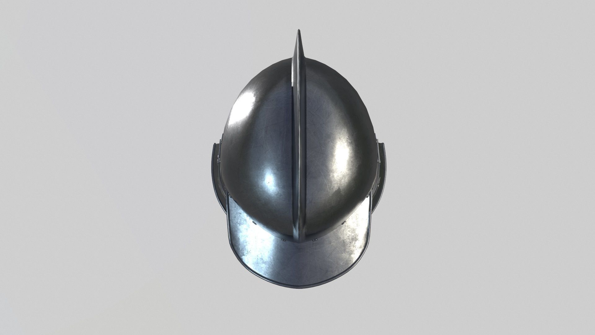 Conquistador Morion Helmet01 Low-poly 3D model_5